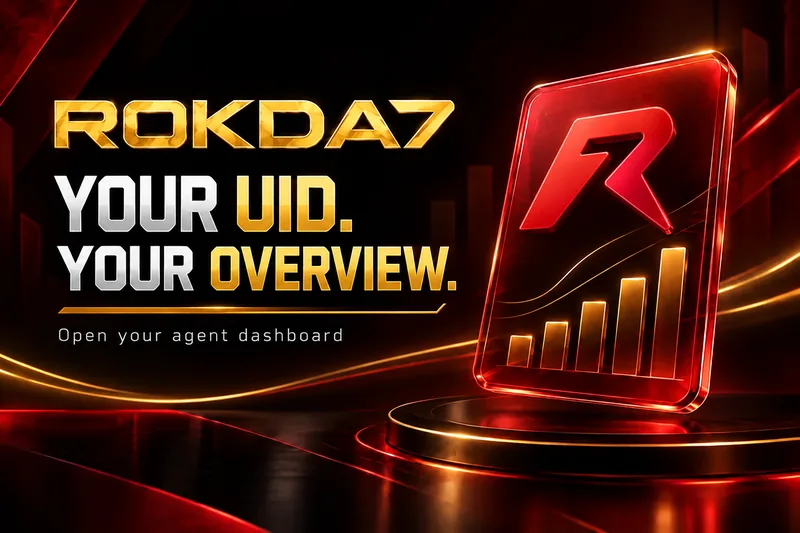 Rokda7: your UID, your overview. Open your agent dashboard.
